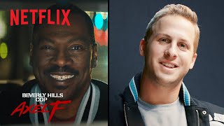 Beverly Hills Cop Axel F  Jared Goff Learned Detroit from Axel Foley  Netflix [upl. by Salamone27]