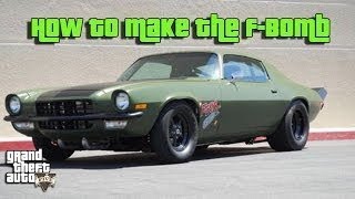 GTA 5 ONLINE MOVIE CAR BUILD Vin Diesels Fast amp Furious FBomb Camaro [upl. by Darnell]