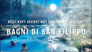 BAGNI DI SAN FILIPPO  BEST KEPT SECRET HOT SPRINGS IN ITALY  MUST VISIT PLACE VALDORCIA [upl. by Eam321]