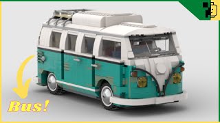 I built a Lego VW Bus For Mumbos S8 starter base [upl. by Yclehc]