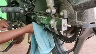 SP125 2022  ✅Chain Cleaning  How To Open Chain Cover youtube honda sp125newmodel [upl. by Alegnad]