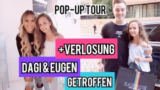 DAGI BEE amp EUGEN GETROFFEN  Dagi POP UP TOUR 2018  coole VERLOSUNG  Nini Flash [upl. by Garin]