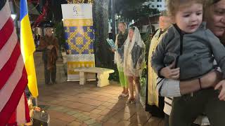 Holodomor Memorial Event 2024 Father Michael Ukrainian Orthodox Church prayer [upl. by Dalis]