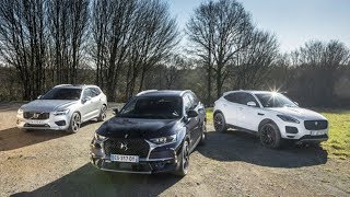 DS7 Crossback vs Jaguar EPace vs Volvo XC60 [upl. by Verras559]