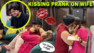 KISSING PRANK ON WIFE 💋😛 Most Awaited Vlog  Tusharshrutivlogs [upl. by Verlee317]