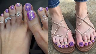 Marvelous collection of trendy feet jewelry toe rings womenfeets anklets for ladies 2021 [upl. by Donnamarie]