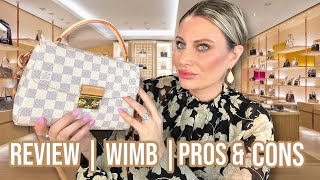 LOUIS VUITTON CROISETTE REVIEW  PATINA WATER SPOTS  WIMB  MOD SHOTS [upl. by Alison412]