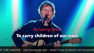 Ed Sheeran  Perfect  Karaoke con testo [upl. by Liartnod]