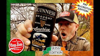 Guinness Draught Draft Stout Irish Beer Review by A Beer Snobs Cheap Brew Review [upl. by Padriac]