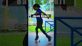 Back Stroll  Freestyle Slalom Skate Training [upl. by Pawsner]