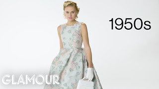 100 Years of Dresses  Glamour [upl. by Daveta]