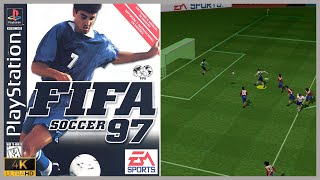 PS1 First Look 183  FIFA Soccer 97 US 1996  4K 2160p [upl. by Longmire]