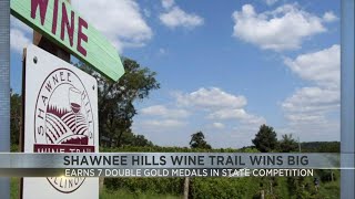 Shawnee Hills Wine Trail wins big awards [upl. by Christin]