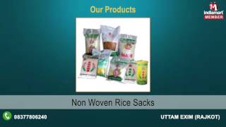 Non Woven Fabric Bags by Uttam Exim Rajkot [upl. by Enilauqcaj]