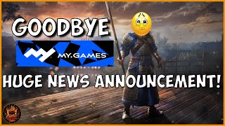 Conquerors Blade Goodbye MyGames MASSIVE NEWS [upl. by Acsecnarf634]