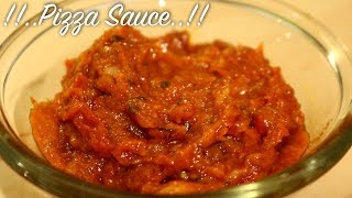 Indian Style Pizza Sauce Recipe  Italian sauce with Indian twist [upl. by Maudie]