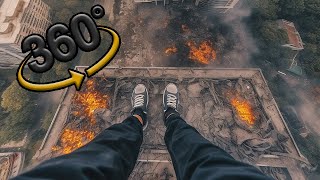 360° VR  HighRise Inferno Fear of Falling VR [upl. by Farhi]