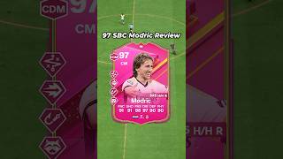 97 SBC Modric Review in EA FC 24 shorts eafc24 fc24 modric futties realmadrid fifa sbc [upl. by Burnight]