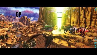 Ark Official PvP Ps4 Demolishing Voleur De Dino 857 [upl. by Ainirtac]