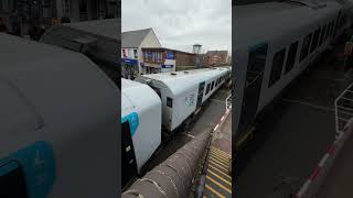 Train crossing Poole Dorset England [upl. by Yunick]