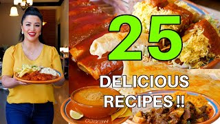 MEXICAN FOOD RECIPES DINNER COMPILATIONS  Satisfying and tasty food Over 3 hours of COOKING [upl. by Martelli]