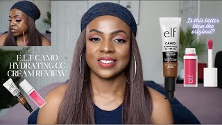 New ELF Camo Hydrating CC Cream SPF 30  Review  Side by Side Shade Comparison  Wear Test [upl. by Rehpotsirhc]