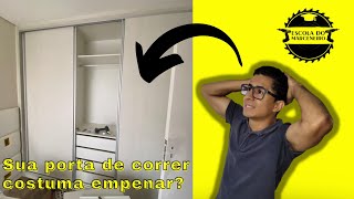 Porta de Correr MDF Não Cometa Esse Erro [upl. by Saiff]