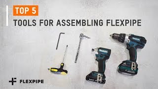 Top 5 tools for assembling material handling structures  Flexpipe [upl. by Maurilla116]