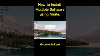 How to Install Multiple Software using Ninite shorts [upl. by Enelime973]