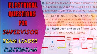 Electrical Electrician Interview theory amp practical expert level interview QAns [upl. by Kramnhoj]