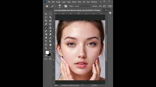 Master Smooth Skin in Photoshop photoshop tutorial shorts design trending [upl. by Leno]