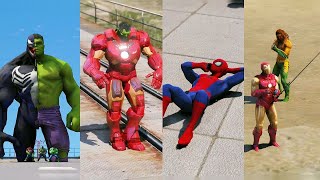 SUPERHERO MEGA BATTLE 211 MARVEL ANMD DC SUPERHERO BATTLE SUPERMAN VS VENO VS SPIDERMAN VS IRONMAN [upl. by Hagai434]