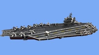 DIY Miniature AIRCRAFT CARRIER NIMITZ  3D Puzzle [upl. by Ahseret]