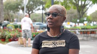 Kianga Art Founder Kianga Jinaki  2023 BHM Gardens GardenMarket Celebration [upl. by Ayokahs]