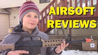 Airsoft Reviews  Colt M4A1 RIS Spring Rifle and Pistol [upl. by Nelac]