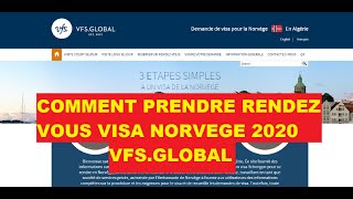 Rendez vous Visa Norvège 2020 Espace Schengen [upl. by Phenice]