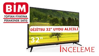 BİM Aktüel  Dijitsu 32quot UYDU ALICILI TV  1999 TL UYDU ALICILI TV [upl. by Seravart]