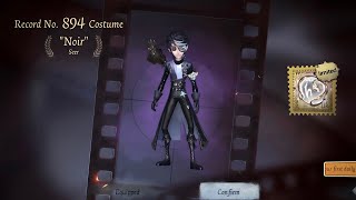 Identity V  SEER’s MOST GORGEOUS COSTUME FINALLY CAME HOME  “Noir” Offline Package Gameplay [upl. by Dressler]