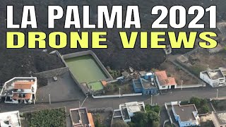 La Palma Volcano 2021 Aerial Views 4K 30 fps [upl. by Benildis]