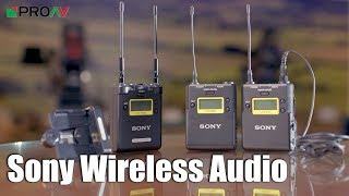 2 Wireless Mics into 1 Receiver  Sony UWPD [upl. by Odele462]