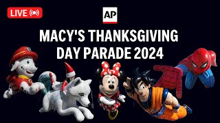 Macys Thanksgiving Day parade 2024 LIVE from New York [upl. by Wallraff]