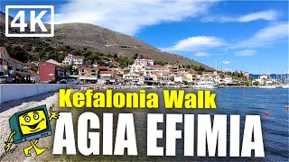 Agia Efimia  Kefalonia  Greece  4K Walking Tour  June 2022 [upl. by Lein]