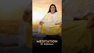 meditation techniques in hindi by Gurumaa shorts shortsfeed meditation positivevibes [upl. by Valley]