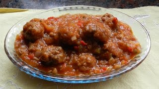 Albóndigas de carne y avena [upl. by Boeschen]