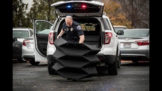 Origami Kevlar Shield Designed at Brigham University [upl. by Akessej752]