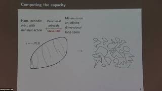 Insights and Challenges in Symplectic Capacities  Pazit HaimKislev [upl. by Chaing557]