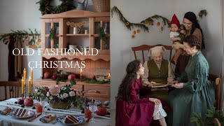 Old Fashioned inspired Christmas 🛷 Victorian 🎄 Decorations Recipes and Table Setting Idea 🕯 [upl. by Aylat59]