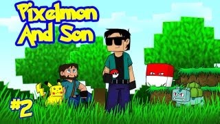 Minecraft Pixelmon Ep 2 quotPokeCenterquot [upl. by Monteith]