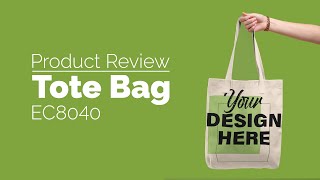 Customize Organic Cotton Tote Bags  Awkward Styles Product Review [upl. by Carlos]