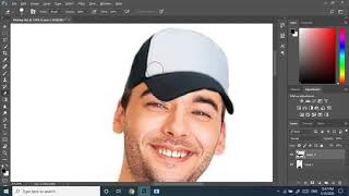 How to Add a Hat  Photoshop CC [upl. by Nomit]